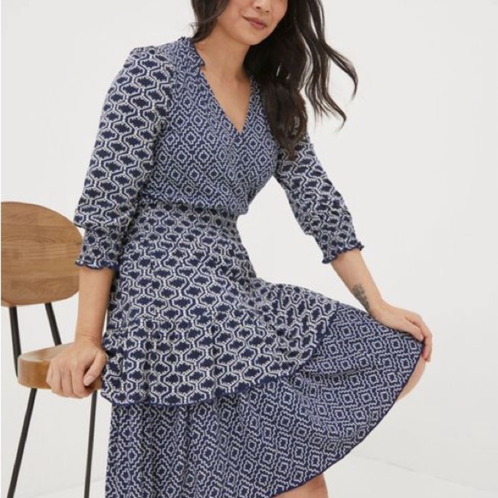 Fatface amba patchwork dress nwt size 10